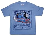 THOMAS THE TANK ENGINE "THOMAS STAMPS" Highlighted Appliques Light Blue Tee