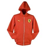 Puma Ferrari Red Hooded Track Jacket
