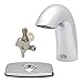 Zurn Z6950-XL-S-CP4-MV-E Aquasense Single Post Aqua-Fit Battery Sensor Faucet with cp4 & Mixing Valve 1.5Gpm