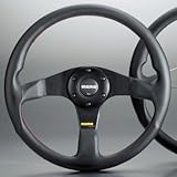 Momo TUN35BK0B Tuner Black 350 mm Leather Steering Wheel
