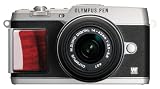 OLYMPUS �}�C�N����� PEN E-P5 14-42mm �����Y�L�b�g(�r���[�t�@�C���_�[ VF-4�Z�b�g) �V���o�[ �v���~�A�����f�� E-P5 14-42mm LKIT SLV PR