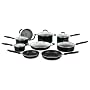 Cuisinart Advantage Nonstick 15-Piece Cookware Set, Black