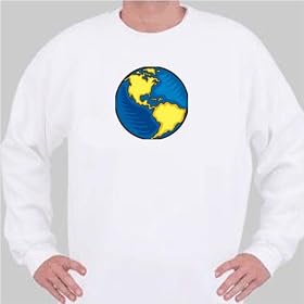 Globe of North and South America Sweatshirt