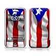 Puerto Rican Flag Design Protective Skin Decal Sticker for Apple iPhone (2G)