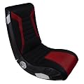 Music Musik Soundsessel Gaming Sound Sessel MM2 Schwarz-Rot