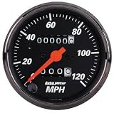Auto Meter 1496 Designer Black In-Dash Mechanical Speedometer Gauge