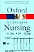A Dictionary of Nursing (Oxford Paperback Reference)