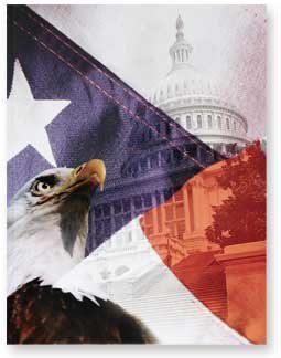 EGP Patriotic Tax Return Folder without pockets