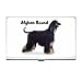 Afghan Hound Black Business Card Holder Case
