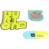 BURTON SNOWBOARDS STICKER 3-PACK