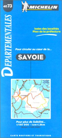 Savoie (Michelin Departmental Maps)
