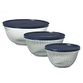Pyrex Sculptured 3-pc. Mixing Bowl Set