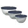 Pyrex Sculptured 3-pc. Mixing Bowl Set
