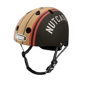 Nutcase Stumptown Woody Matte Bike Helmet, Red Blue