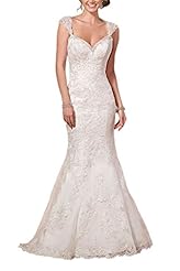 Sexy Satin Lace Crystal Sweetheart  Dress with a Chapel Train 