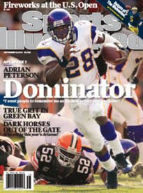Sports Illustrated September 21, 2009 U.S. Open Michigan Adrian Peterson NFL Week 1