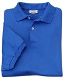 NEW Hanes Stedman - 55-Ounce Jersey Knit Sport Shirt Deep Royal-XL