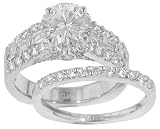 2.60 ct. TW Round Diamond Engagement Set with Wedding Band in 14k thumbnail