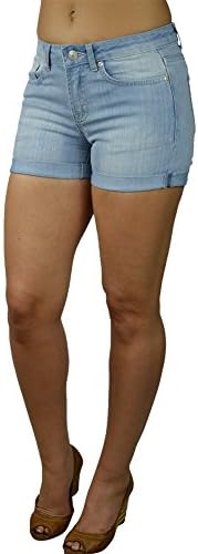 Alfa Global Junior's Ultra Soft Low Rise Light Denim Short L