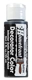Plaid #17220 2OZ Black Satin Acry Paint