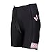 Paladin Women's Cycling Shorts With Inner Padded Butterfly Pattern Black Bike Shorts