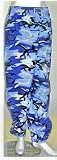 41GMcTvfxIL. SL160  Baggy gym workout beach pants 100% cotton purple/blue camo print