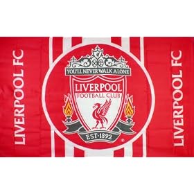 Liverpool FC - Official Stripe 5ft x 3ft Flag