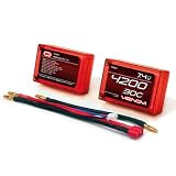 4200mAh 2S2P 7.4V 30C LiPo Hard Case Saddle Pack by Venom Group International