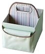 JJ Cole Diaper & Wipes Caddy - Green Stripe JJ Cole Diaper & Wipes Caddy - Green Stripe