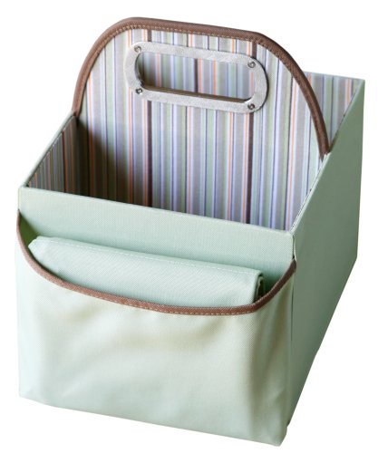 JJ Cole Diaper & Wipes Caddy - Green Stripe