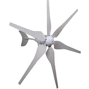 Wind Generator Wind Turbine Generator Kit 300W DC 12V 6 Blades Wind