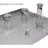 Review KegWorks.com  / Sani-Dry Bar Glass Shelf Liner - Black: Roll of 40 Feet
