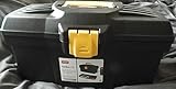 UPC 731161021008 product image for Keter 17in Black Yellow Toolbox Storage Organizer 4.4 Gallon Tool Box with Tool  | upcitemdb.com