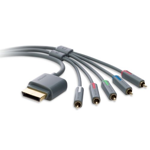 Belkin Component Gaming Cable for Xbox 360 - Game console audio / video cable - component video / audio - Xbox 360 AV connector (M) - RCA (M) - 8 ft