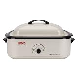 Nesco 4818-14 Classic Roaster Oven, 18-Quart, Porcelain Cookwell, Ivory