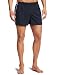 Speedo Men's Fashion Polyester Taslan Solid Striped Surf Runner Volley 14" Outseam Watershort Swimsuit, Navy, Medium