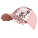 Sequin Front Baseball Cap - Pink W31S58F