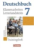 Produkt-Bild: Deutschbuch - Trainingshefte - zu allen allgemeinen Ausgaben/Gymnasium: 7. Schuljahr - Klassenarbeiten, Lernstandstests - Nordrhein-Westfalen: Trainingsheft mit L&ouml;sungen