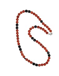 925 Sterling Silver Diamond Pave Gemstone Beads Necklace Fashion Jewelry