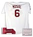 Stan Musial St Louis Cardinals MLB Hand Signed Authentic Style Home White Baseball Jersey