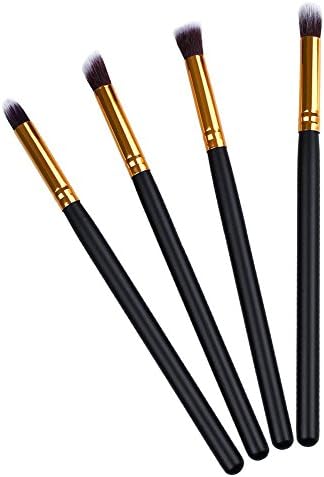 Maquita Professional 4Pcs Eye Shadow Brushes Kit Eyeshadow Blending Brush Makeup Tool Cosmetic Makeup Eyeshadow Lip Eye Blush Foundation Power Brush Set