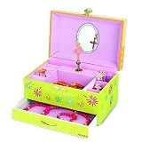 Janod - J06602 - Déguisement et Imitation - Boîte à Bijoux Musicale - Fleurs