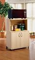 Microwave Cart - Natural Maple