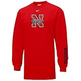 Nike Nebraska Cornhuskers Red Classic Logo Long Sleeve T-shirt