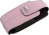 BlackBerry Leather Swivel Holster for BlackBerry 8100, 8110, 8120, 8130 (Pink)