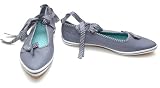 Keds - Keds Kasbah Blue Shadow Ankle Lace Silk Shantug Flat Tennis Shoes 10 M