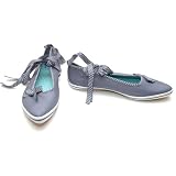 Keds Kasbah Blue Shadow Ankle Lace Silk Shantug Flat Tennis Shoes 10 M by Keds