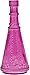 Luna Bazaar Small Vintage Glass Bottle (6.75-Inch, Cone Design, Fuchsia Pink) - Flower Bud Vase - For Home Decor, Party Decorations, and Wedding Centerpieces