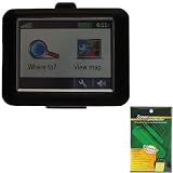 2in1 Combo! Garmin GPS Silicone Skin Case Black Plus Screen Protector! For Use with 3.5 Inch Screens: Garmin Nuvi 200 / 250 / 260 / 270 / 205 / 255 / 265T / 275T (Does Not Include Garmin Gps!)