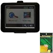 2in1 Combo! Garmin GPS Silicone Skin Case Black Plus Screen Protector! For Use with 3.5 Inch Screens: Garmin Nuvi 200 / 250 / 260 / 270 / 205 / 255 / 265T / 275T (Does Not Include Garmin Gps!) ~ Gizmo Dorks